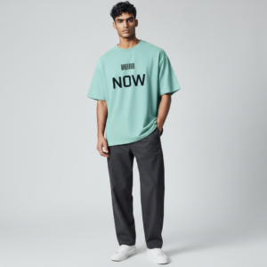 Now Barcode Oversized Tee